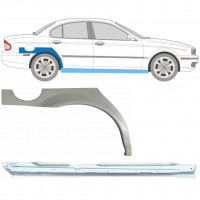 Dørpanel og bagskærm reparationspanel til Jaguar X-Type 2001-2009 / Højre / Sæt 12620