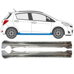 Dørpanel til Toyota Yaris 2011-2020 / Venstre+Højre / Sæt 14587