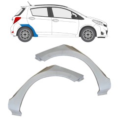 Bagskærm reparationspanel til Toyota Yaris 2011-2020 / Venstre+Højre / Sæt 14593