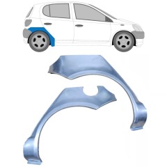 Bagskærm reparationspanel til Toyota Yaris 1999-2005 / Venstre+Højre / Sæt 9215