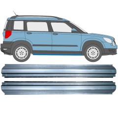 Dørpanel reparationsplade til Skoda Yeti 2009- / Venstre+Højre / Sæt 11378