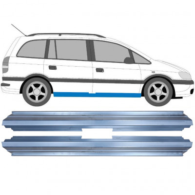 Dørpanel reparationsplade til Opel Zafira 1999-2005 / Venstre = Højre (symmetrisk) / Sæt 9714