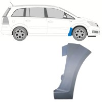 Skærmkant reparationsplade til Opel Zafira B 2005-2012 / Højre 16850