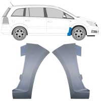 Skærmkant reparationsplade til Opel Zafira B 2005-2012 / Venstre+Højre / Sæt 16852