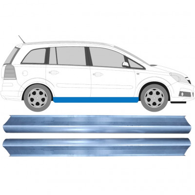 Dørpanel reparationsplade til Opel Zafira 2005-2012 / Venstre = Højre (symmetrisk) / Sæt 9651