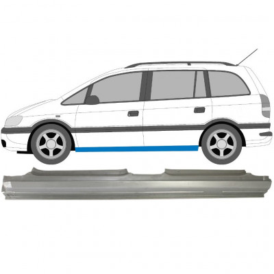 Dørpanel til Opel Zafira 1999-2005 / Venstre 6092