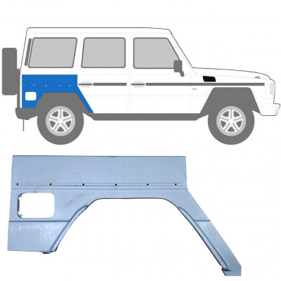 MERCEDES G CLASS 1992- 5 DØR REPARATIONSDEL TIL BAGSKÆRM / HØJRE