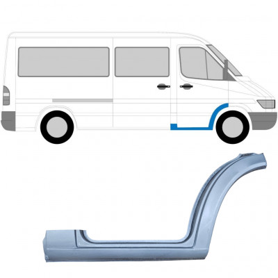 MERCEDES SPRINTER 1995-2006 1/3 FRA DØRTRIN / HØJRE