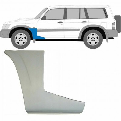 NISSAN PATROL 1997-2009 REPARATIONSSÆT TIL FRONTVINGE LAV / VENSTRE